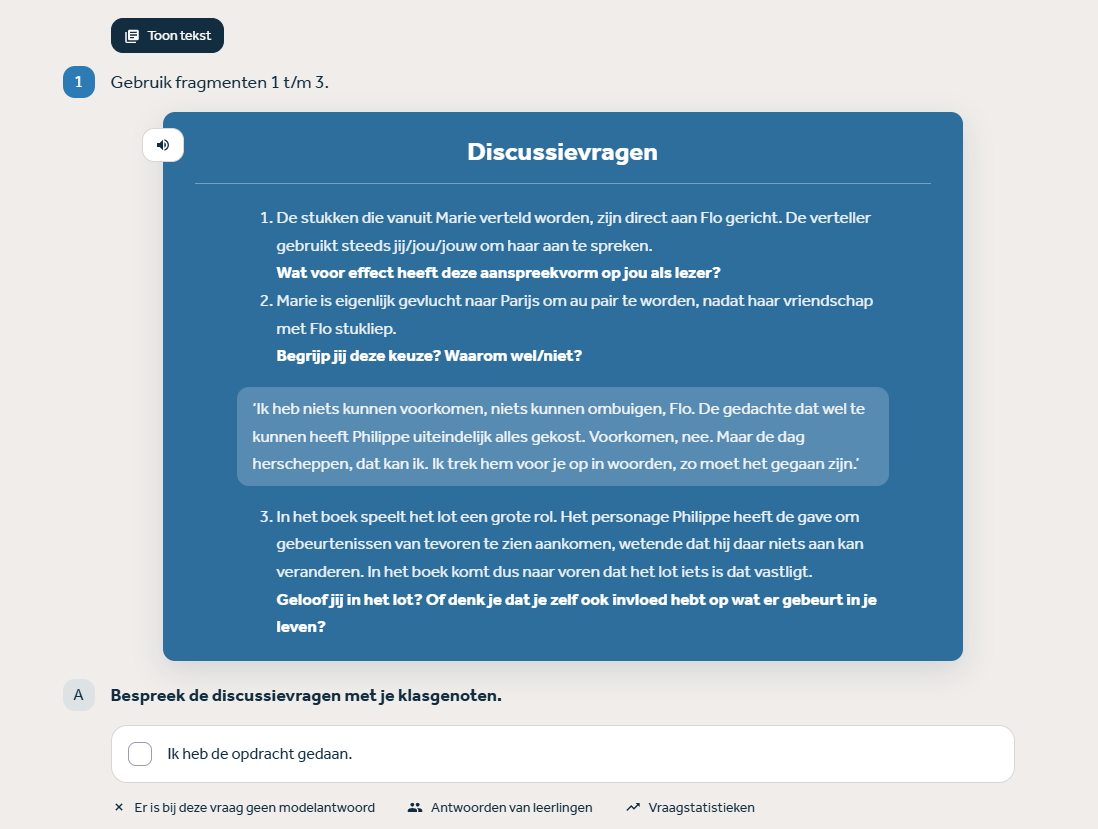 Luister - Discussievragen